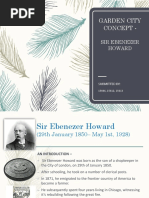 Garden City Concept - : Sir Ebenezer Howard