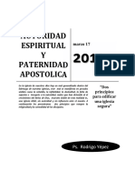 AUTORIDAD ESPIIRTUAL Y PATERNIDAD APOSTOLICA Manual PDF