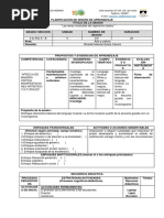 Sesión de Aprendizaje 4 To Tercera Semana