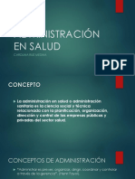 Administracion en Salud