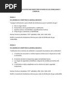 Programa Certificación para Inspectores en Redes de Gas Domiciliario y Comercial