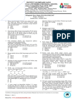 Soal Dan Kunci Olimpiade Kimia Siswa SMA SCE 2017 PDF