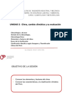 UNIDAD 2: Clima, Cambio Climático y Su Evaluación