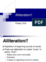 Alliteration!!: Poetry Unit