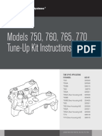 Models 750, 760, 765, 770 Tune-Up Kit Instructions