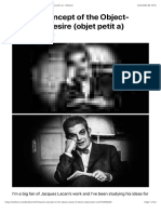 Lacan S Concept of The Object-Cause of Desire (Objet Petit A)