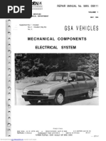 Citroen GSA Manual