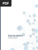 Due Diligence Checklist