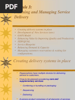 Planning and Managing Service Delivery