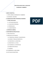 Criterios Psicologicos para La Seleccion de Brigadas Y Bomberos 1. Indice 2. Introduccion 3. Marco Conceptual