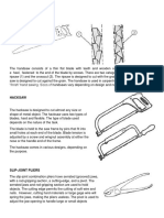 Hand Tools: Handsaw