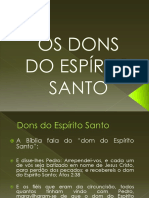 Os Dons Do Espírito Santo