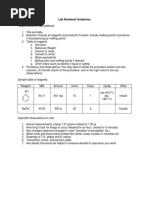 Lab Notebook Guidelines