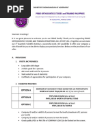 Exhibitor's Memorandum of Agreement Form