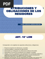 Atribuciones Y Obligaciones de Los Regidores: Liliana Carolina Cabrera Moncada