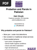 Probation and Parole in Pak