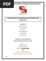 Constitutionality of Delegated Legislation