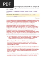 El Origen de Los Amerindios y La Población de Las Américas de Acuerdo Con Los Genes HLA Arnaiz 2010