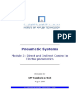 Pneumatic Systems: Module 2: Direct and Indirect Control in Electro-Pneumatics