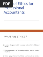 Code of Ethics For Accountants