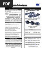 DIRONA Guía Rápida Refacciones Ejes Tandem Serie 158 0