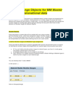 Number Range Objects For MM Master Data and Transnational Data