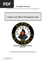 Chapter Officer Development Guide