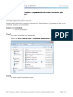 4.24 Práctica de Laboratorio Programación de Tareas Con La GUI y El Comando at en Windows 7 PDF