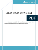 Clean Room Data Sheet