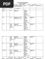 Curriculum Pacing Guide