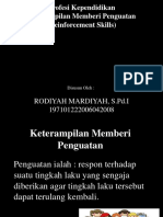 Keterampilan Memberi Penguatan