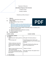 Detailed Lesson Plan in Science III