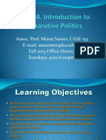 Assoc. Prof. Murat Somer, CASE 153 E-Mail: Musomer@ku - Edu.tr Fall 2015 Office Hours: Tuesdays, 4:00-6:00pm