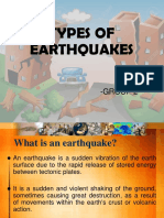 Types of Earthquakes: - Group 2