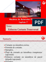 Cap07 Esfuerzo Cortante Transversal v2019-1 PDF