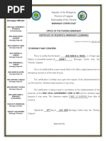 Barangay Bclearance 2019