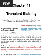 Chap 11 Transient Stability