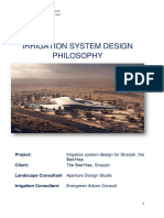 Irrigation System Design For Sharjah, The Bee'Haa