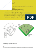 Teknik, Lapangan Dan Perlengkapan Olahraga Softball