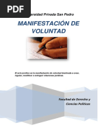 Manifestacion de Voluntad