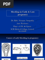 Bleeding in Early Late Pregnancy