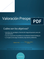 Valoración Preoperatoria