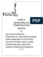 Guía de Laboratorio Sensores