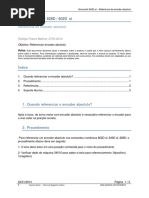 Como Referenciar Encoder Absoluto em CNC Siemens