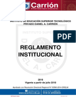 Reglamento Institucional