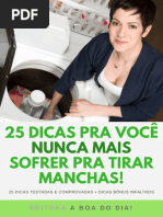 A Boa Do Dia - 25 Dicas Pra Voce Nunca Mais Sofrer Pra Tirar Mancha