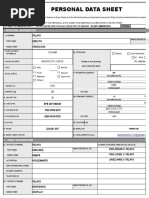 New PDS Form