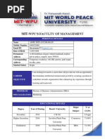 CV - MIT Format Without Pic N Sign