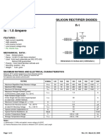 PRV: 50 - 1000 Volts Io: 1.0 Ampere: Silicon Rectifier Diodes