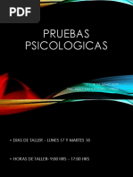 Taller Pruebas Psicologicas